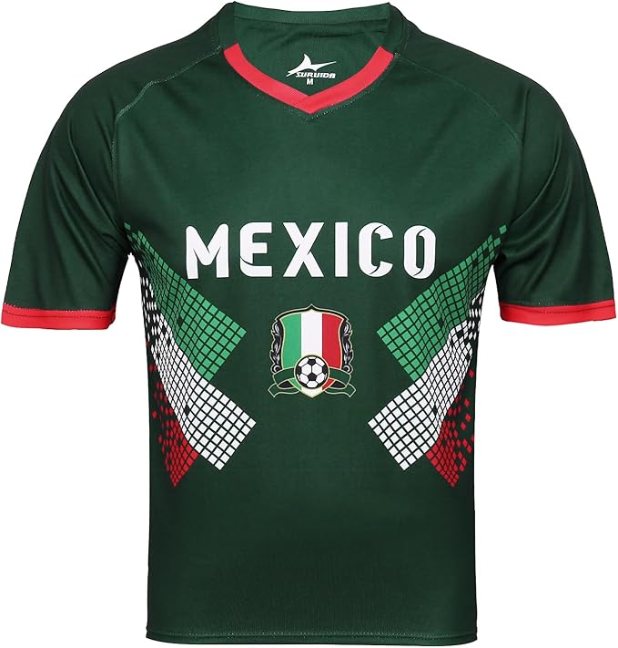 MEXICO Soccer Jerseys for Men&Women S-2XL,#10 National Team Fan Soccer Practice Jerseys Football Shirt