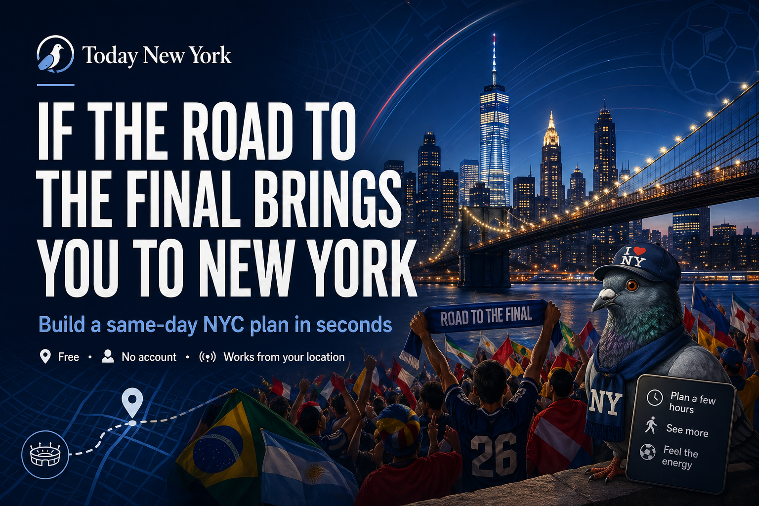 Today New York guide for World Cup fans heading to New York